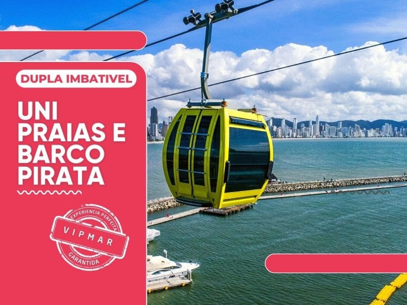 Combo Parque Unipraias + Barco Pirata + Praia – Saindo dos hotéis de Balneário Camboriú