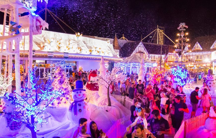 Blumenau no período do Natal: Privativo (para até 3 pessoas) saindo de Balneário Camboriú