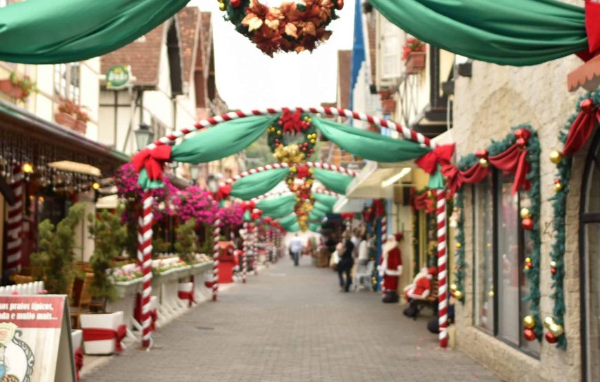 Blumenau no período do Natal: Privativo (para até 3 pessoas) saindo de Balneário Camboriú