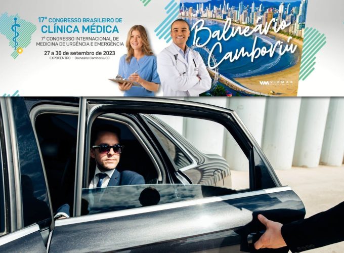 17º Congresso Clínica Médica: Transporte Privativo do Aeroporto de Navegantes para Balneário Camboriú: Para até 03 pessoas (Trecho)